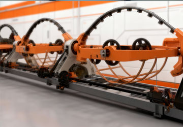 Bow Type Laying Up Machine